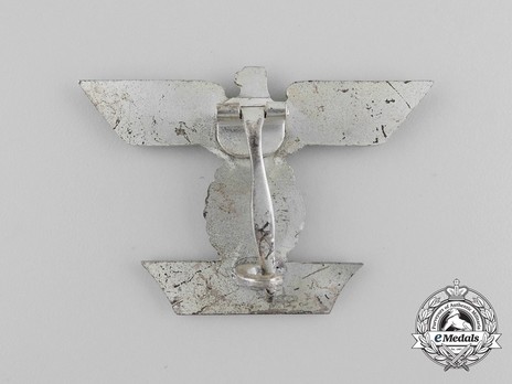Clasp to the Iron Cross I Class, Type I, by Boerger (pinback) Reverse
