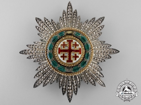Equestrian Order of Merit of the Holy Sepulcher of Jerusalem (Type II) Grand Cross Breast Star (with silver and silver-gilt, 1868-1936) Obverse