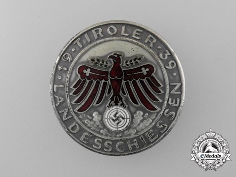 Tyrolean Marksmanship Gau Achievement Badge, Type II, in Silver Obverse
