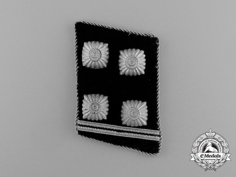 Allgemeine SS Obersturmbannführer Collar Tabs Obverse