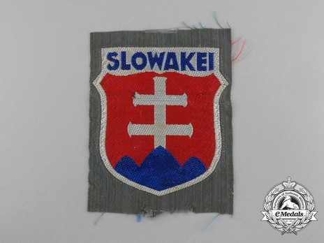 German Army Slovakia Sleeve Insignia Obverse