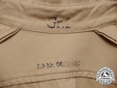 Afrikakorps Luftwaffe Shirt Stamp Detail