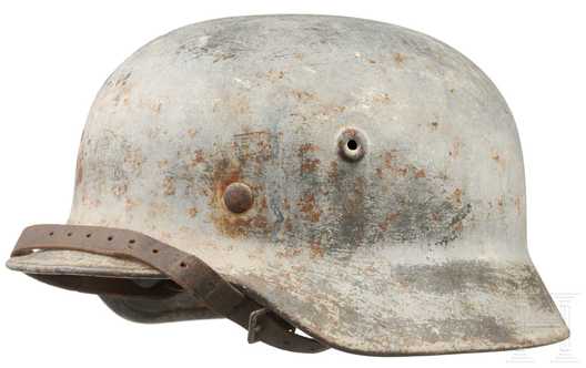 German Army Steel Helmet M40 (Painted Winter Camouflage version) Profile