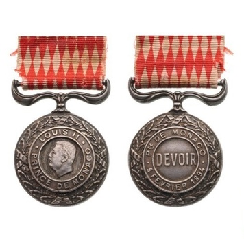 II Class Medal (1925-1952) Obverse and Reverse