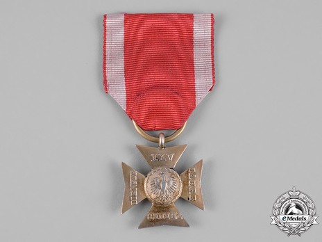 Long Service Cross in Silver for 25 Years Obverse