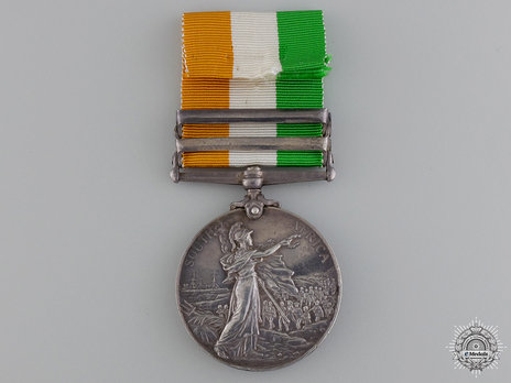 Silver Medal (with "SOUTH AFRICA 1901" and "SOUTH AFRICA 1902" clasps) Reverse