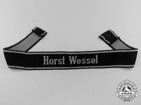 Waffen-SS Horst Wessel Cuff Title (BeVo weave version) Obverse