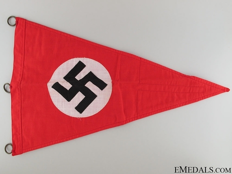NSDAP Vehicle Swastika Flag (1937-1938 version) Obverse