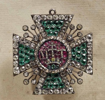 Order of St. Stephen, Type I, Grand Cross (with brilliants)