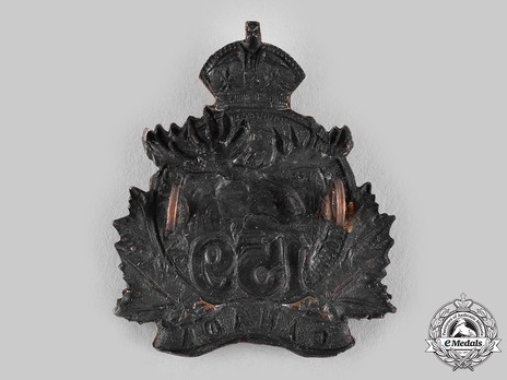 159th Infantry Battalion Officers Cap Badge Reverse