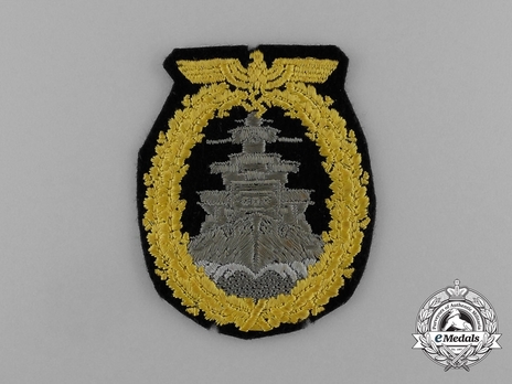 High Seas Fleet Badge, in Cloth Obverse