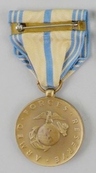 Bronze Medal (for Marine Corps Reserve) Reverse