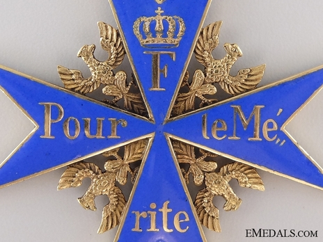 Pour le Mérite, Cross (Franco-Prussian War version) Obverse