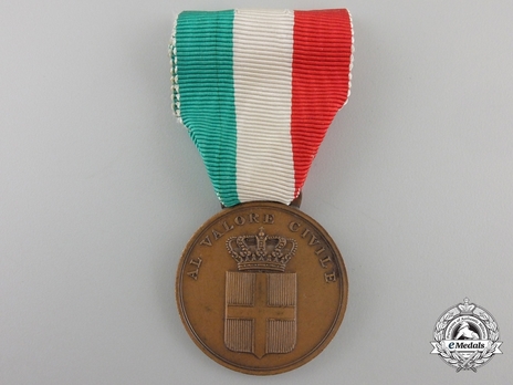 Medal of Civil Valour, in Bronze Obverse