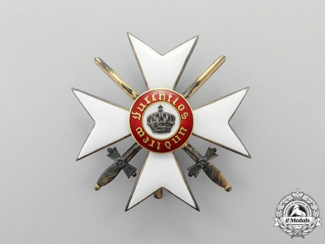 Order of the Württemberg Crown, Military Division, Honour Cross (in silver gilt) Obverse