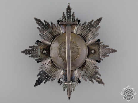Order of St. Hubert, Grand Cross Breast Star (by Eduard Quellhorst) Reverse