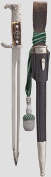 German Police Long Blade Dress Bayonet by C. Eickhorn Obverse