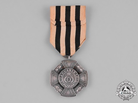 Order of the Royal House, Type I, Civil Division, I Class Silver Medal Reverse