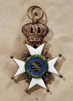 House Order of Saxe-Ernestine, Type II, Civil Division, I Class Knight (with 1914 1918 date) Reverse