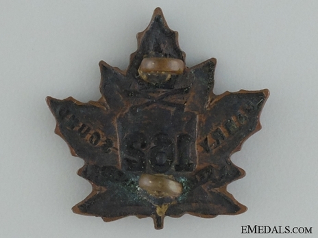 162nd Infantry Battalion Other Ranks Collar Badge Reverse