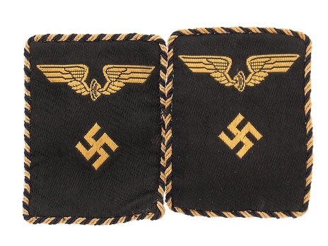 Reichsbahn 1941 Pattern Pay Groups 12-17a & Salary Groups 6-7 Collar Tabs (Open-Neck version) Obverse