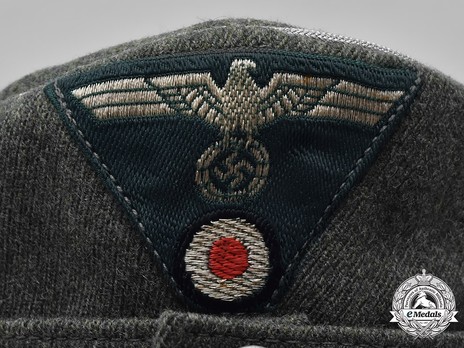 German Army Officer's Visored Field Cap M43 Detail