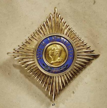 Pour le Mérite, Grand Cross Breast Star Obverse