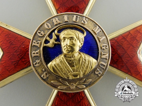 Order of St. Gregory the Great Grand Officer (Civil Division) (with gold) Obverse Detail