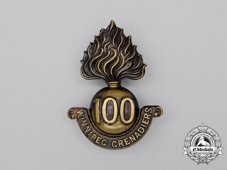 100th Infantry Battalion Other Ranks Cap Badge Obverse