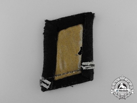Allgemeine SS Sturmmann Collar Tabs (post-1940 version) Reverse