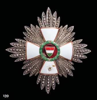 Order of Merit of the Hungarian Republic, Grand Officer Breast Star, Civil Division