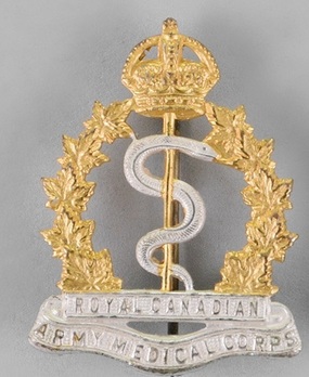 Army Medical Corps General Service Officers Collar Badge Obverse