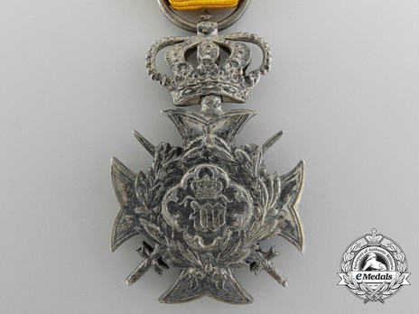 I Class Cross (for Non-Commissioned Officers and Soldiers, for 30 Years, 1882-) (by François Wunsch) Reverse