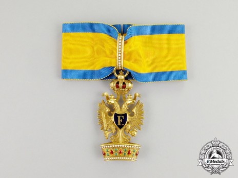 Order of the Iron Crown, Type III, Civil Division, II Class (in Gold) Obverse