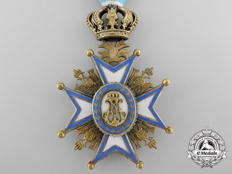 Order of Saint Sava, Type I, I Class Reverse