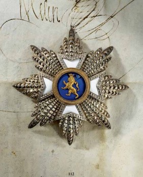 Wilhelm Order, Grand Cross Breast Star (in silver and gold) Obverse