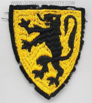 Waffen-SS Flemish Volunteer Arm Shield (1st pattern) Obverse