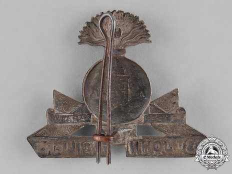Saint John Fusiliers Other Ranks Cap Badge Reverse