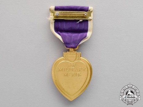 Purple Heart (Officially Numbered) Reverse