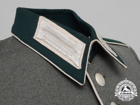 German Army Infantry NCO/EM Ranks Dress Collar Tabs Obverse