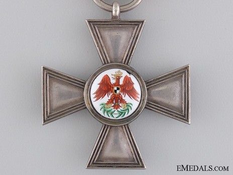 Order of the Red Eagle, Civil Division, Type V, IV Class Cross (smooth version) Obverse
