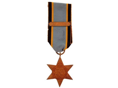 Bronze Star (with "ATLANTIC" clasp) Obverse