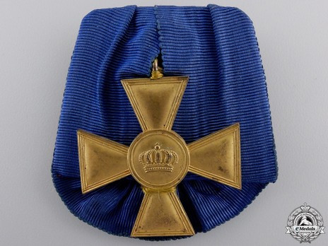 Officers' Long Service Decoration, Cross for 25 Years, Type II (in bronze gilt) Obverse