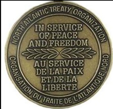 Bronze Medal (for Afghanistan, with "ISAF" clasp)  Reverse