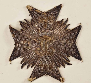 Order of the Lion of Bavaria, Breast Star (embroidered) Obverse