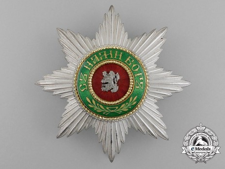Order of St. Alexander, Type III, Civil Division, I Class Breast Star