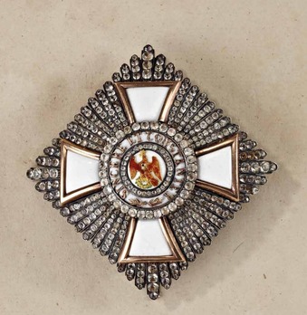 Order of the Red Eagle, Type IV, Civil Division, II Class Breast Star (with diamonds) Obverse