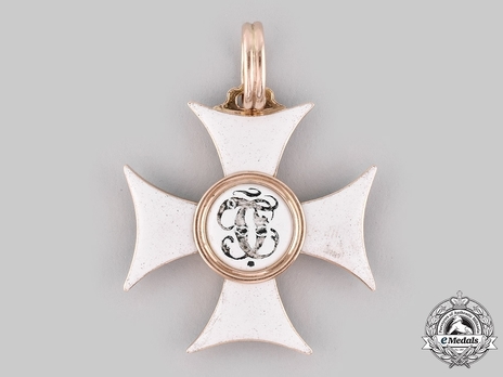 Order of Saint George, III Class Badge (in gold) Reverse
