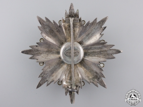 Grand Cross Breast Star (with silver and silver-gilt) Reverse
