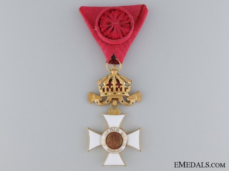 Order of St. Alexander, Type II, IV Class Officer Obverse